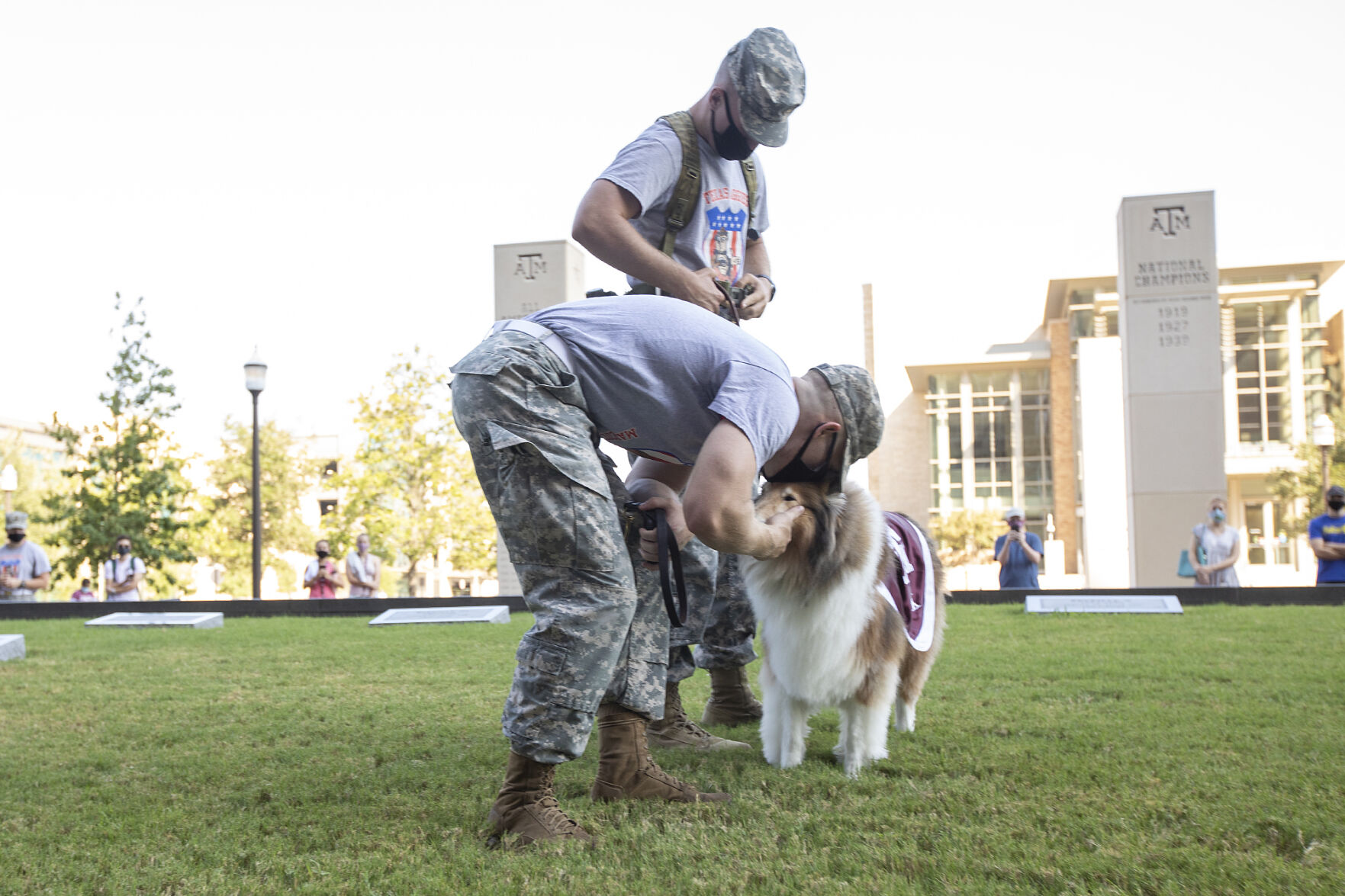 Reveille IX handler ceremony
